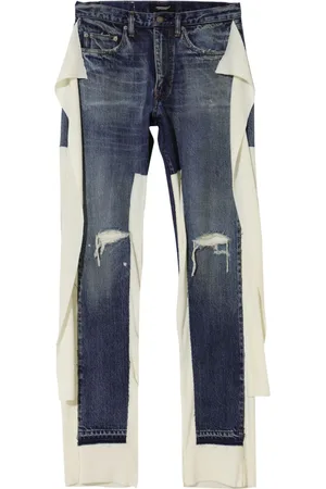 UNDERCOVER Distressed straight-leg trousers