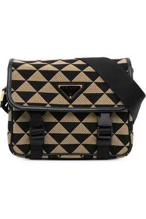 Prada 2013-2024 Symbole Double Buckle Messenger crossbody bag
