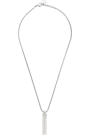 Dior 2000s logo-pendant necklace
