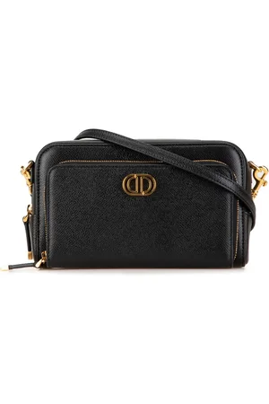 Dior 2022 Grained Calfskin Caro Double Pouch crossbody bag
