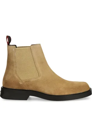 HUGO BOSS Square-toe suede Chelsea boots