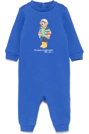 Ralph Lauren Polo Bear-motif romper