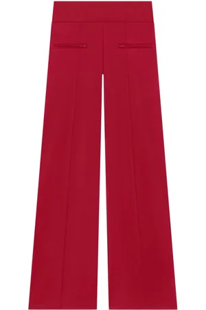 Courrèges Pressed crease track pants