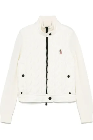 Moncler Virgin wool zip-up ski jacket