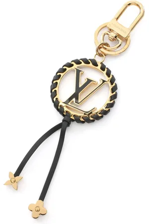 LOUIS VUITTON 2020 logo-plaque keyring
