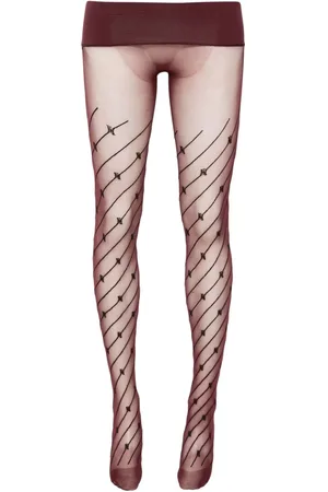 Elisabetta Franchi Logo-jacquard tights