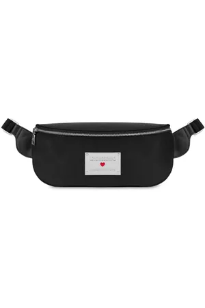 Moschino Logo-plaque belt bag