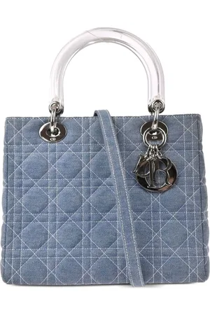 Dior 1999 Lady Dior Cannage two-way tote bag