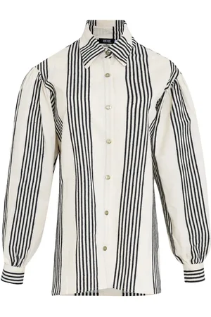 AMIR SLAMA X Jade Jade striped shirt