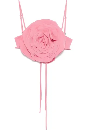 BLUMARINE Floral-appliqué top
