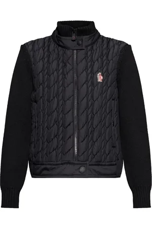 Moncler Virgin wool zip-up ski jacket