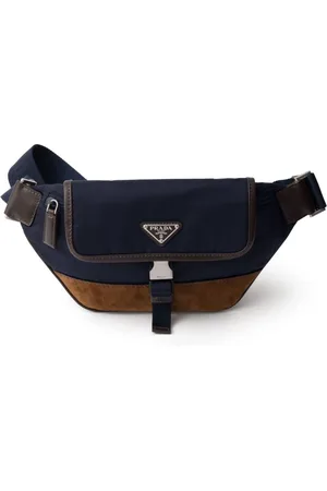 Prada Triangle-enamel belt bag