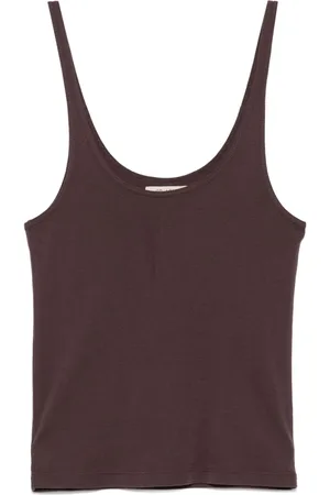 St Agni Organic cotton scoop tank top