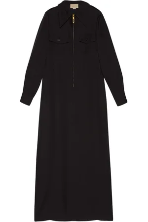 Gucci Belted silk maxi dress