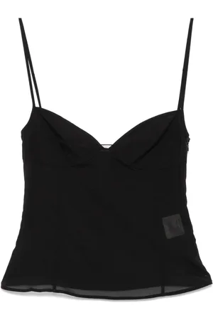 St Agni Sweetheart neck cami top