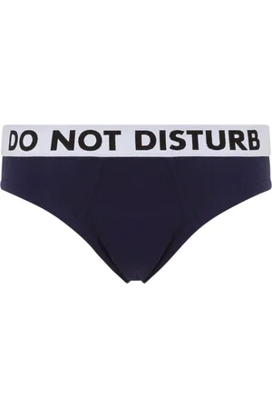 Moschino Slogan-waistband briefs