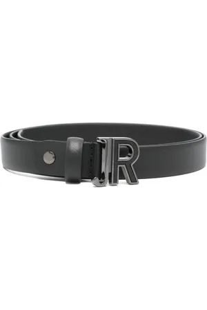 John Richmond Logo-buckle belt