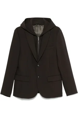 Emporio Armani Detachable-hood blazer