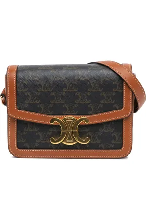 Céline 2020 Teen Triomphe Coated Canvas crossbody bag