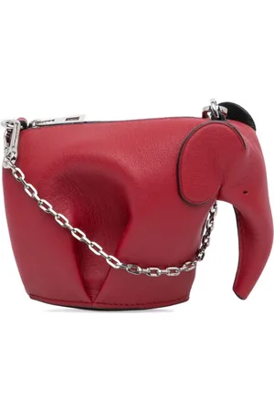 Loewe 2010-2024 Mini Leather Elephant crossbody bag