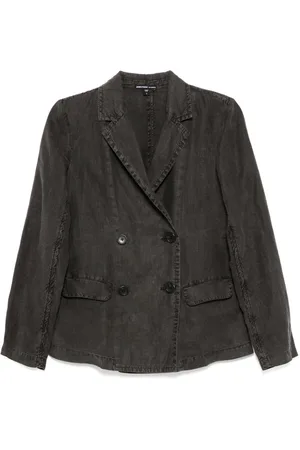 James Perse Double-brested linen blazer
