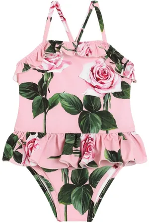 Dolce & Gabbana Rose-print swimsuit