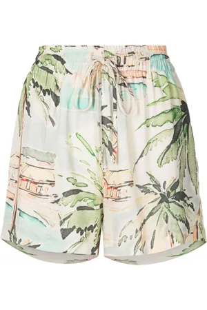 Lenny Niemeyer Graphic-print drawstring shorts