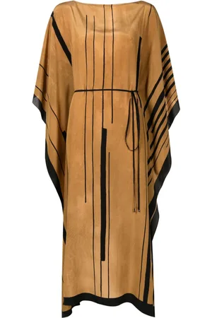 Lenny Niemeyer Striped silk beach dress