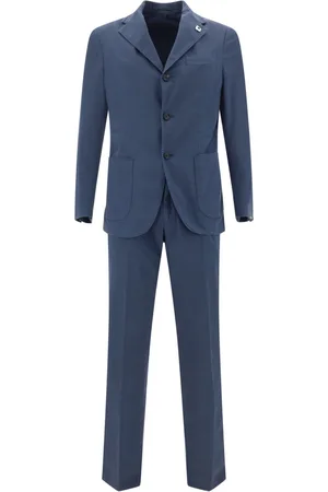 LARDINI Stretch-cotton suit