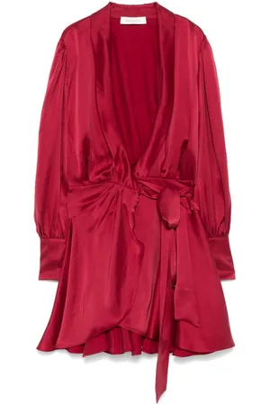 ZIMMERMANN Silk wrap dress