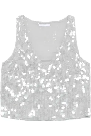 Patrizia Pepe Dégradé-effect sequined top