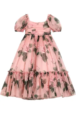 Dolce & Gabbana Rose-print party dress