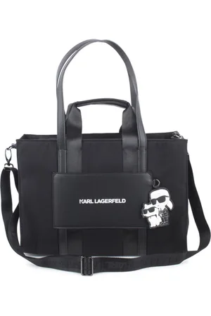 Karl Lagerfeld Logo-print changing mat and bag set