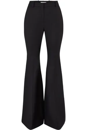 Nina Ricci Wool gabardine flared trousers