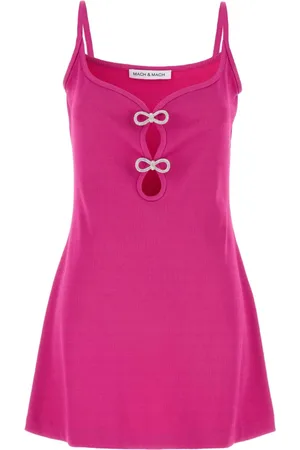 Mach & Mach Bow-detail mini dress