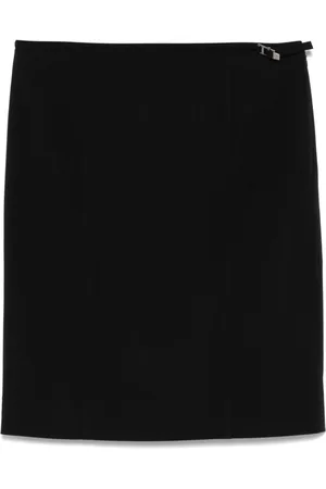 Gucci 2000s buckle-detail mini skirt