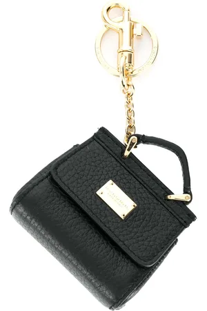 Dolce & Gabbana Sicily leather keychain