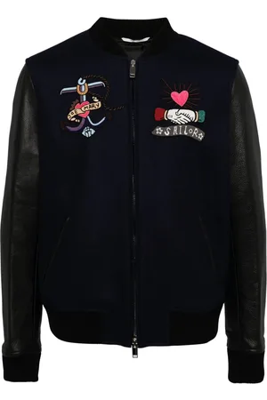 VALENTINO GARAVANI Bead-logo detailing jacket