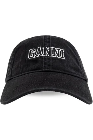 Ganni Logo-embroidered cap