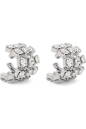 Patrizia Pepe Crystal-embellished ear cuffs