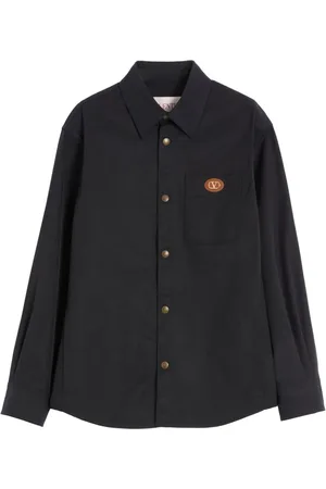 VALENTINO GARAVANI VLogo Signature-patch shirt jacket