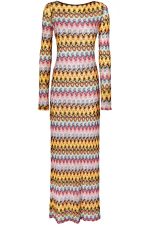 Missoni Zigzag-woven maxi dress