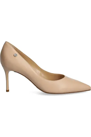 BALDININI 75mm leather pumps