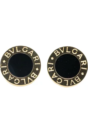 Bvlgari 21st Century 18K Yellow Onyx Bvlgari Bvlgari Stud earrings
