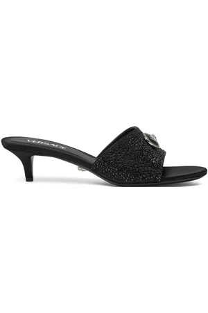 VERSACE Alia Medusa mules