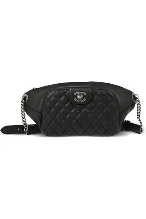 CHANEL 2016 CC diamond-quilted belt bag