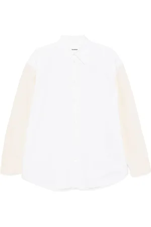 Jil Sander Velvet patchwork skirt