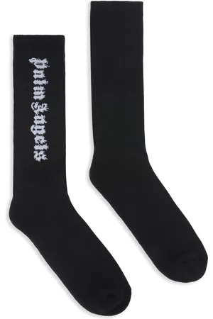 Palm Angels Logo-flames socks
