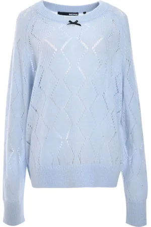 ROTATE Pointelle-knit sweater