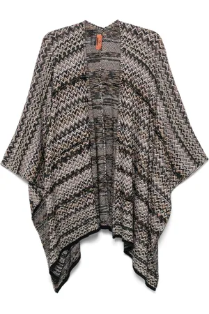 Missoni Zigzag-woven cape